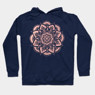 Rose Gold Mandala Flower Hoodie